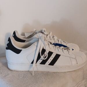 Adidas Superstar II Womens Leather Sneakers